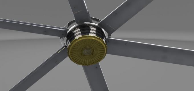Air Cooling Hvls Fan with Super Energy Saving and Low Noise Pmsm Motor Configuration