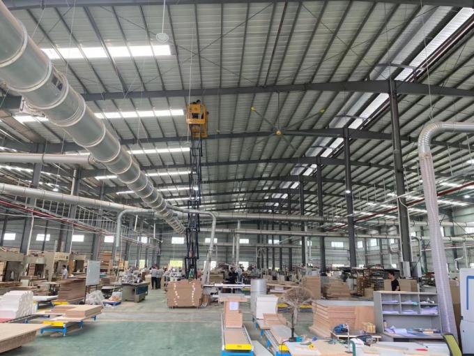 7.3 Meters (24FT) Hvls Industrial Big Ceiling Fan Ventilator Cooling Fan Used in Large and High Space
