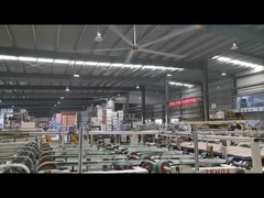 1.5KW Power Supply 5-Blade 7.3m 24FT JUNYI Industrial HVLS Ceiling Fan for Industrial