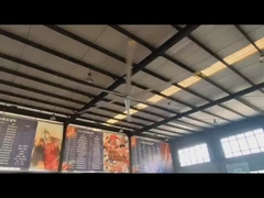 Large Air Flow 7.3m 24FT Industrial HVLS Fan with PMSM Motor and Energy-Saving Function
