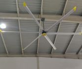 Exhaust Pmsm Motor HVLS Ceiling Fans For High Ceilings