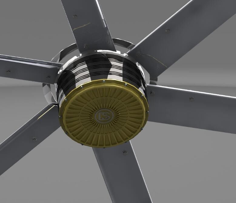 0 40kw High Sd Volume Large Hvls Fans For Gym Mall High Sd Volume Large Hvls Fans, Gym Ceiling Fan