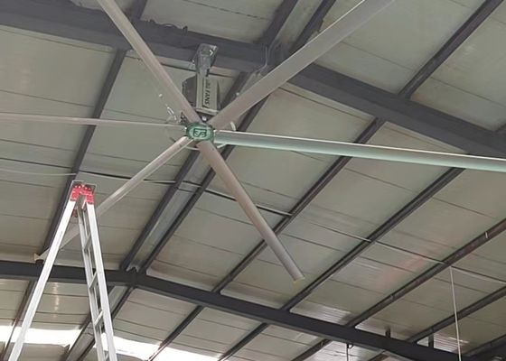 Geared Motor Industrial Large Ceiling Fan Suitable For Logistics Transfer Yards