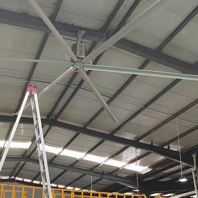 CCC CE ISO Hvls Industrial Ceiling Fan With Aluminum Magnesium Alloy Blade