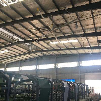 CCC CE ISO Hvls Industrial Ceiling Fan With Aluminum Magnesium Alloy Blade