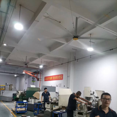 Daisen Hvls Industrial Ceiling Fan Cooling Ventilation Exhaust Fan With Pmsm Motor