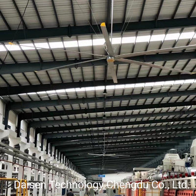 Hvls Industrial Big Ceiling Fan Ventilator Cooling 7.3 Meters 24FT