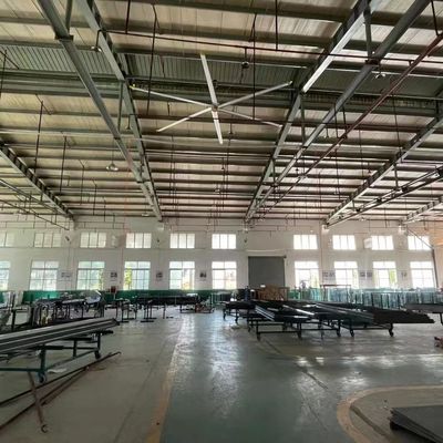 High Efficiency Hvls Industrial Ceiling Fans Ventilation Facility