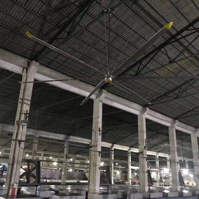 High Efficiency Hvls Industrial Ceiling Fans Ventilation Facility