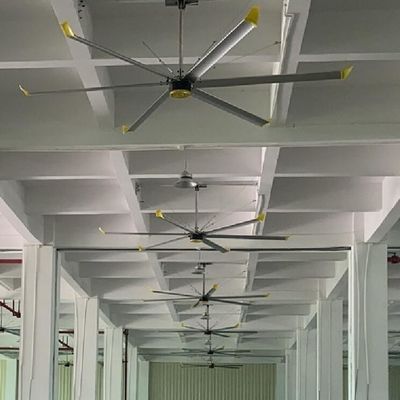 Natural Breeze System with Large Industrial HVLS Ceiling Fan