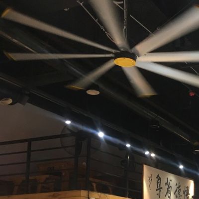 Good price 380V/220V Voltage 2.4m 8FT PMSM Motor HVLS Ventilation Fan For Restaurant Air Cooling online