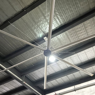 Good price PMSM Motor Driven Large HVLS Ceiling Fans for Cable Production Workshop Air Cooling online
