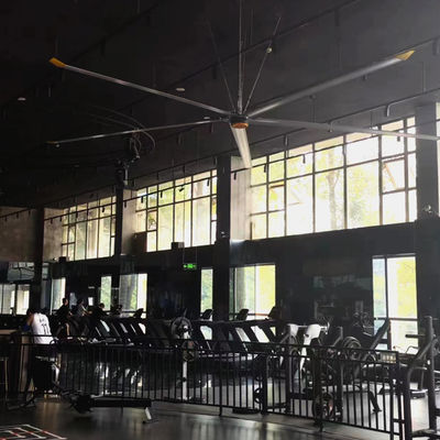 1.5KW Power Supply 5-Blade 7.3m 24FT JUNYI Industrial HVLS Ceiling Fan for Industrial