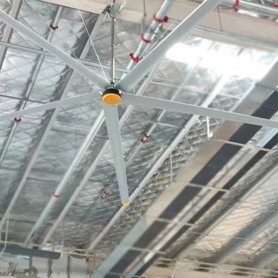 Good price 3 7.3m 24FT HVLS Industrial Large Ceiling Fan for Warehouse Restaurant Silver Aluminum online