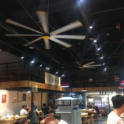 Good price 8FT Brushless Sliver Grey Industrial Ventilation Fan For Restaurant Warehouse Farms Home online