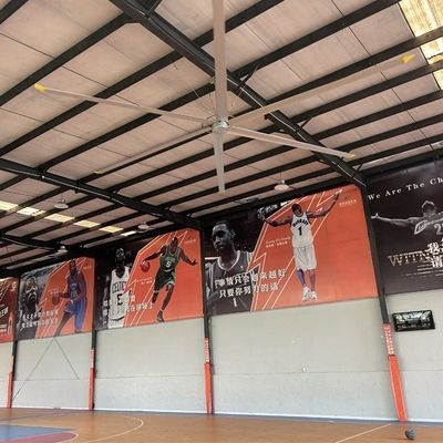 24FT 1.5KW Power Giant Gearbox Industrial HVLS Ceiling Fan for Warehouse Air Cooling