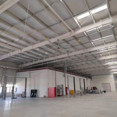 Good price DX Aluminum Fan 5 Blade Pmsm Motor HVLS Industrial Ceiling Fan Used in BYD Energy Automobile online