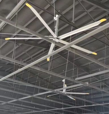 Good price AC Electric Current Type Mounting 3m 10FT Hvls Industrial Indoor Exhaust Ceiling Fan with Pmsm Motor online