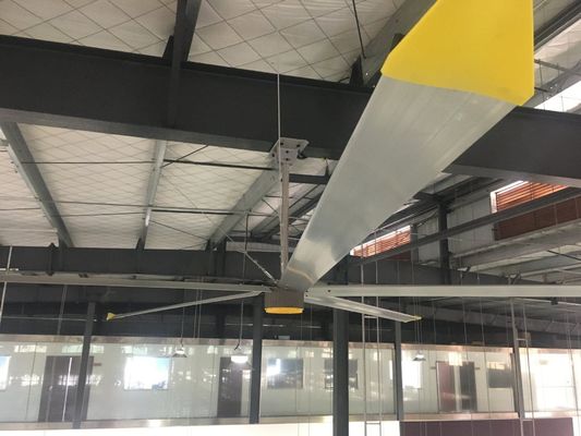Good price 7.3 Meter Diameter Hvls Large Ceiling Fans With Energy Saving Permanent Magnet Gearless Motor CE Certification online