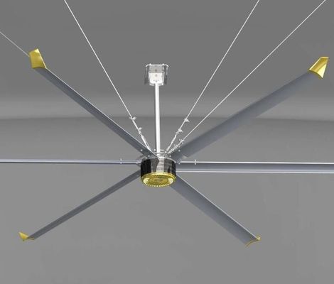 Good price Large Industrial Ceiling Fans with Energy-Saving Permanent Magnet Gearless Motor and Hvls Aluminum Fan online