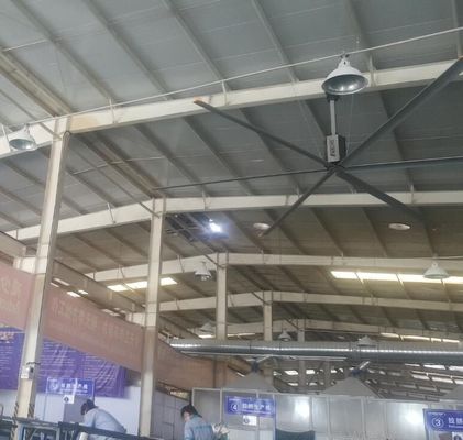 1.5kw Motor Large Hvls Industrial Ceiling Fan With 7.3 Meter Diameter And AC Electric Current Type