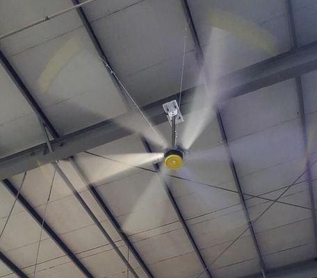Good price 24FT Diameter Cooling Fan for Industrial Ceiling Al-Mg Alloy Blades Air Drying in Food Warehouse online