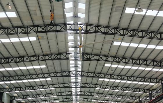 Good price AC Electric Current Type Aluminum Fan for 24FT Large Hvls Industrial Ceiling Fan From Warehouse Cooling online
