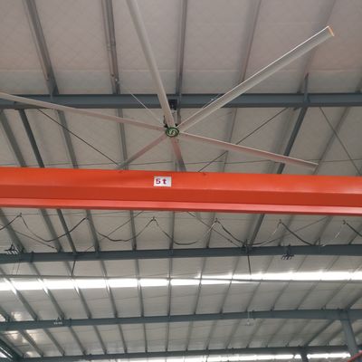 Industrial Large Ceiling Fan with 24FT (7.3 meters) Six Pieces of Aluminum Alloy Blades