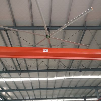 Big Industrial Ceiling Cooling Pole Mounted HVLS Fan