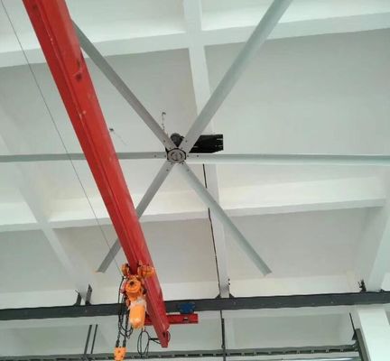 Industrial Air Circulating Big 6 Blade HVLS Ceiling Fan