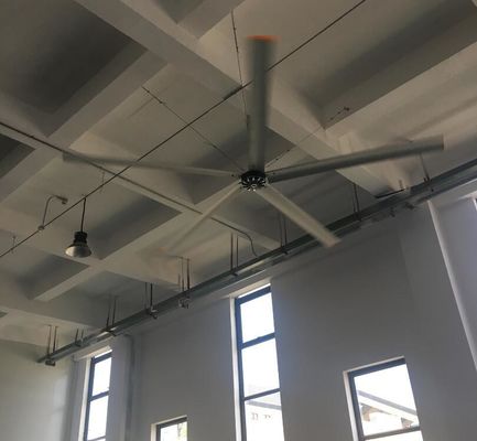 Pole Mounted Aluminum Blade Ceiling Fan