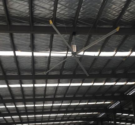 5.5M 60RPM Aluminum Blade Ceiling Fan For Factory