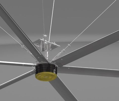 Brushless DC High Airflow Ceiling Fan For Warehouse